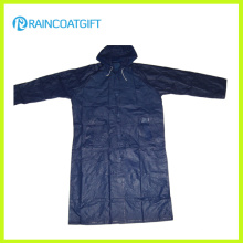 100% Polyester PVC Beschichtung Männer Regenmäntel (RPY-041)